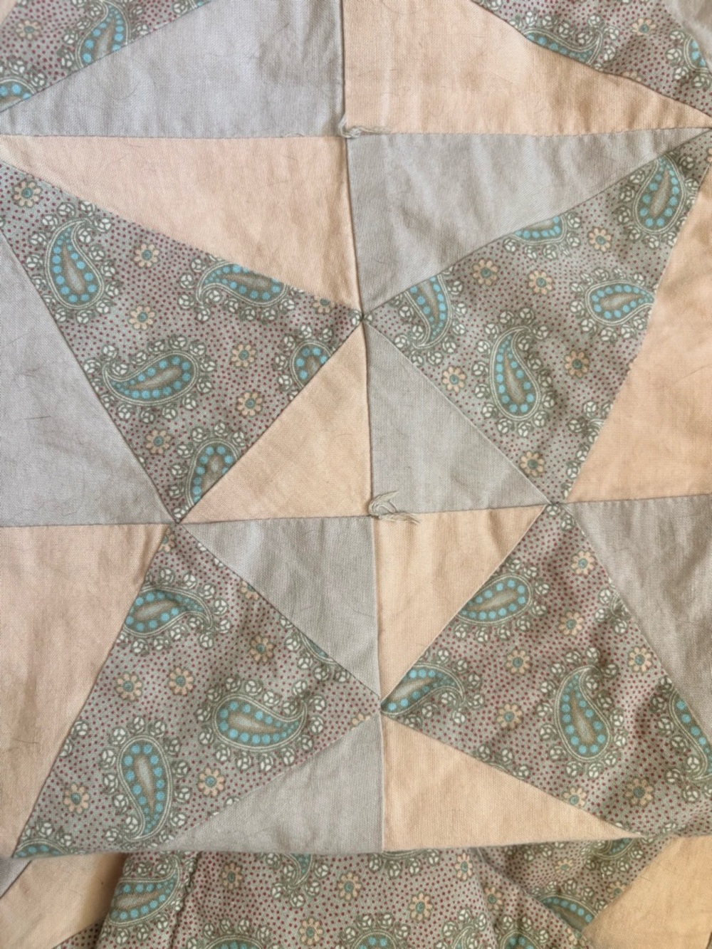 Handmade Patchwork Crib Quilt - Picture 3 of 6